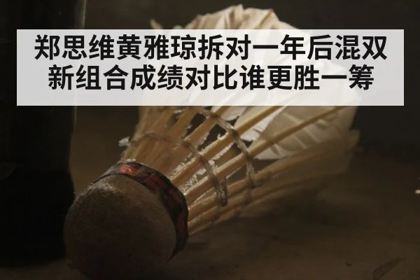 郑思维黄雅琼拆对一年后混双新组合成绩对比谁更胜一筹